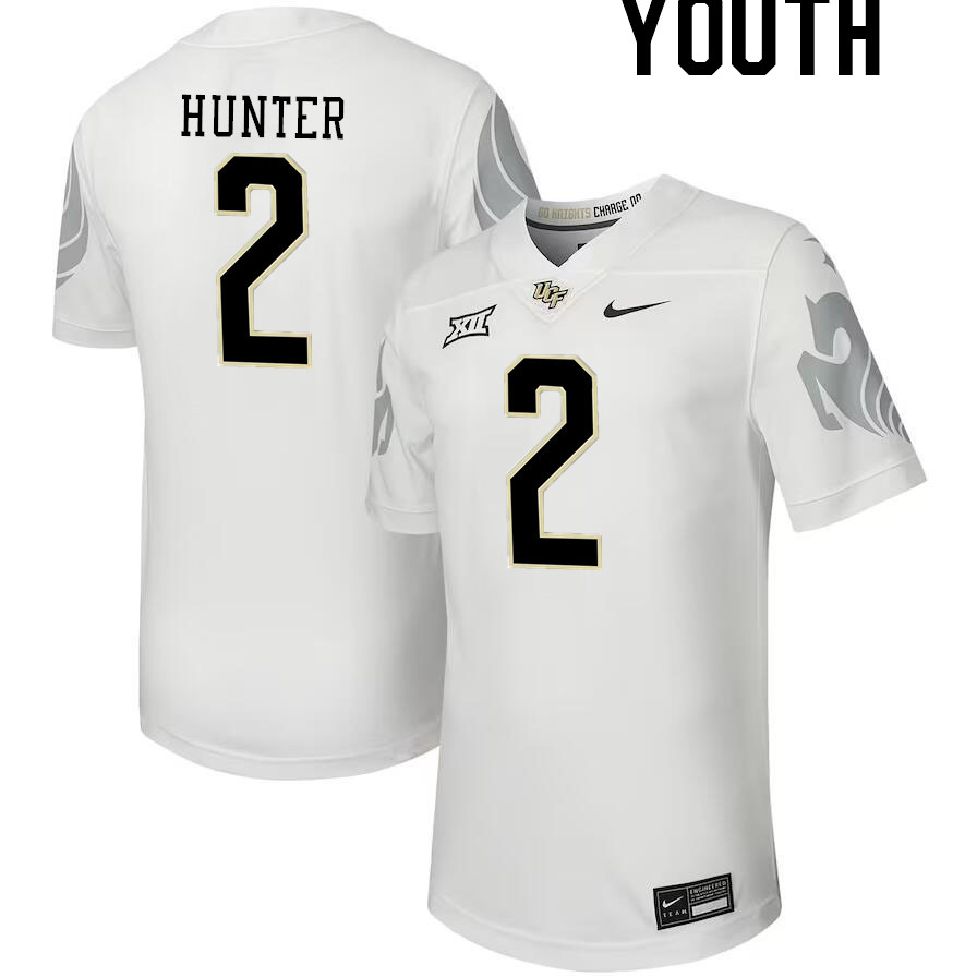 Youth #2 Lee Hunter UCF Knights Big 12 Conference College Football Jerseys Stitched-Black